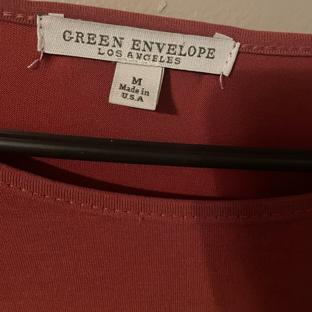 Women's Blouse - Rust Red - Picture 3 of 3